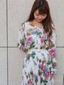 【石原さとみさん着用】フラワーブーケブラウス/オフホワイト