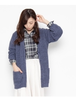 バルキーニットカーディガン/オフホワイト(003)