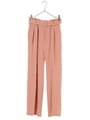 ベルト付タックワイドパンツ/ピンク