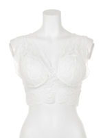 【Auntie Rosa】LACE BUSTIER/BLK