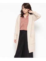 ブークレーVニットロングカーディガン/ネイビー(093)