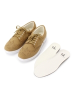 スエード調ウィングチップスニーカー/ベージュ(052)