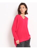 TRAZZO DONNA テールカットVニット/ネイビー(093)