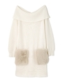 ANGORA FUR POCKET/ブラウン(050)