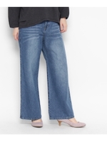 デニムワイドパンツ/ネイビー(093)