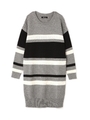 マルチボーダーニットワンピース/グレー(021)