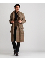 本店4th別注 MOONスタンドカラーコート/カーキ&グリーン系(228)