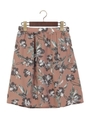 ●JOC GRG Luculia フラワープリント スカート/Moca