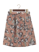 ●JOC GRG Luculia フラワープリント スカート/Moca