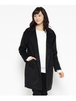 フェイクウールチェスターコート/ブラック(019)