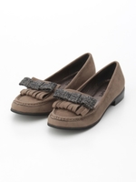 【OUTLET】リボンローファー/ブラウン