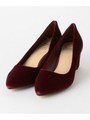BFC Vチャンキーヒールパンプス55/Wine