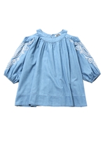 EMBROIDERED TOP/ホワイト