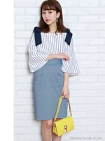 Backレースアップタイトスカート（ダスティ）/ダスティ