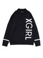 GIRL BIG LOGO TOPS/ピンク
