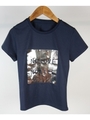 NO LOVE NO LIFE Tシャツ(FOIL PRINT)/ブラック