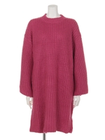 【chille anap】ざっくり編みニットワンピース/BL