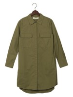 ★JC ミリタリー シャツ ワンピース　/　シャツディガン　/　羽織り/Beige