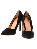 スエードパンプス/WINE