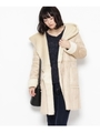 フェイクムートンコート/ライトベージュ(051)