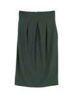 フロントタックコクーンカットソースカート/杢グレー