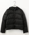 フード付きダウン風ジャケット