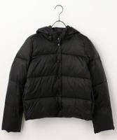 フード付きダウン風ジャケット