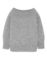 ベーシックオフショルダーニット/GRY