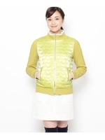 蓄熱保温裏地付きニットアウター/レモンイエロー(031)