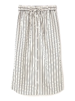 ジョーゼットストライプスカート/ホワイト(031)