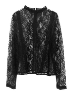 レースブラウス/black