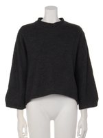 【Aunrt Marie's】ハイネックドルマンプルオーバー/CGRY