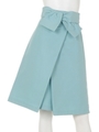 Ａラインスカート/ミントブルー