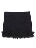 チュールリボン付ショートパンツ/NVY