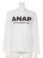【ANAP】ANAPロゴロングTシャツ/BL