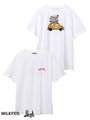 【MILKFED.×SHETA】TEE CAR/ライトブルー