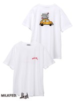 【MILKFED.×SHETA】TEE CAR/ライトブルー