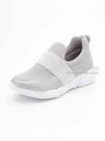 【wee willie】軽量ソールラバーバンドスニーカー/グレー