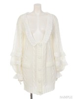 DR cotton knit C/D/ピンク