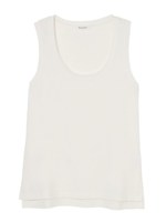 【O】USコットンベーシックタンク/WHITE