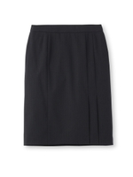 [S]ルルストライプタックプリーツスカート/ネイビー(393)