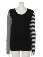 クレイジースタッズロンTEE/ブラック