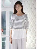 レースフレア袖PO/ミント