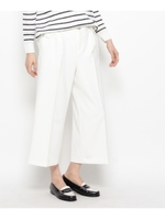 ベルト付きワイドパンツ/ホワイト(001)