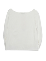 デザインアームトップス/KHAKI