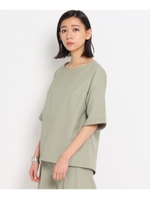 キャンバスドロップ ブラウス/カーキ(027)