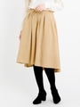 Jイレギュラーヘムスカート/ベージュ