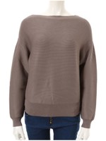 ボートネックプルオーバー/ブラック