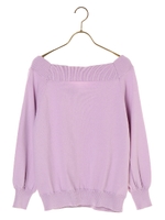 2wayオフショルニットプルオーバー/ラベンダー