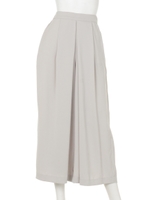 【mystic】ボックスタックフレアパンツ/ライトグレー